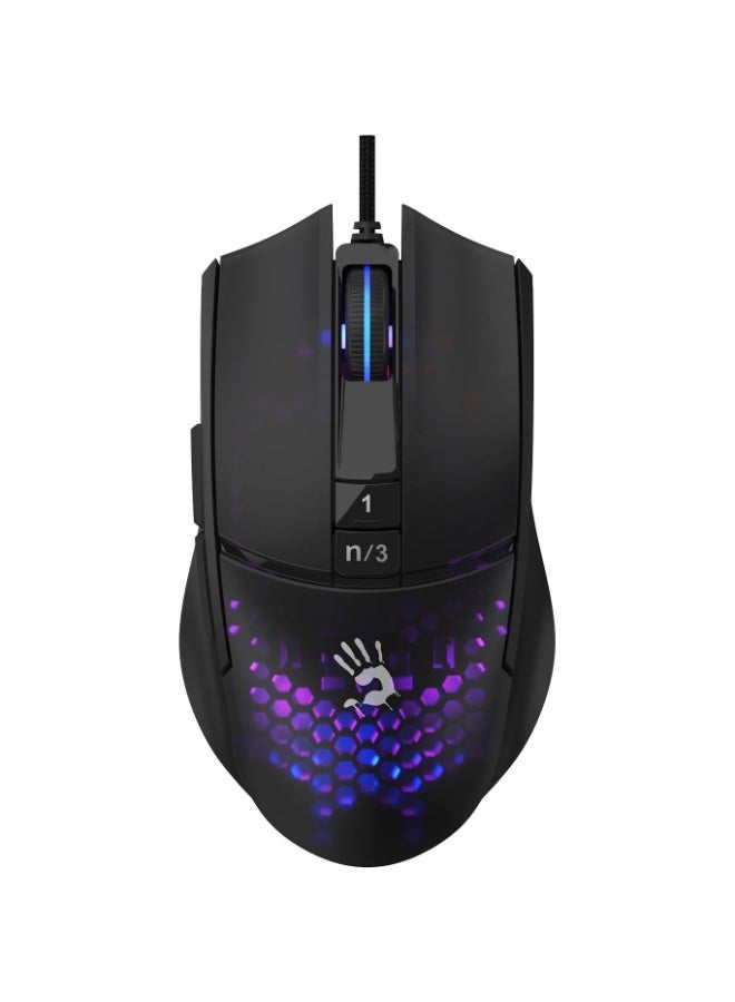 Bloody L65 Max RGB Gaming Mouse – BC3332-A Sensor 10,000 DPI 2,000 Hz Report Rate 4 Core Activated – 4 Types LOD Setting – Light Weight 78G - Image 1